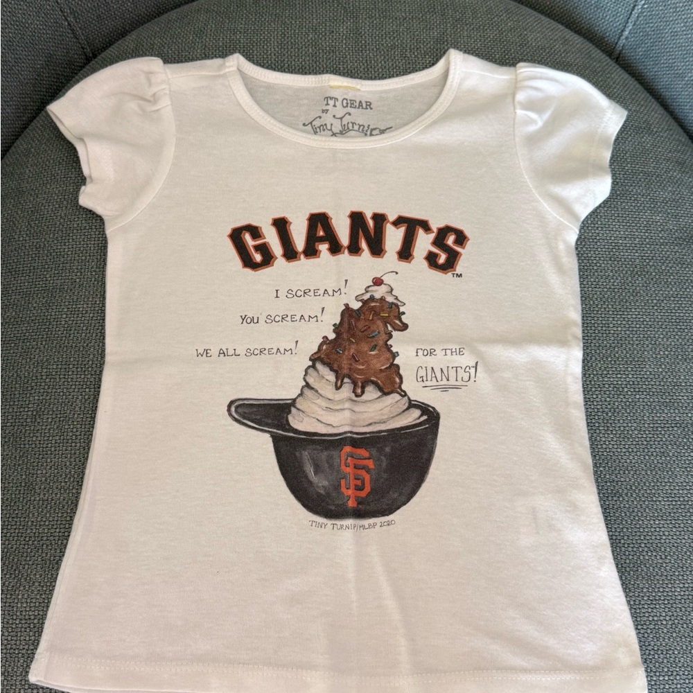 Tiny Turnip brand San Francisco Giants tee